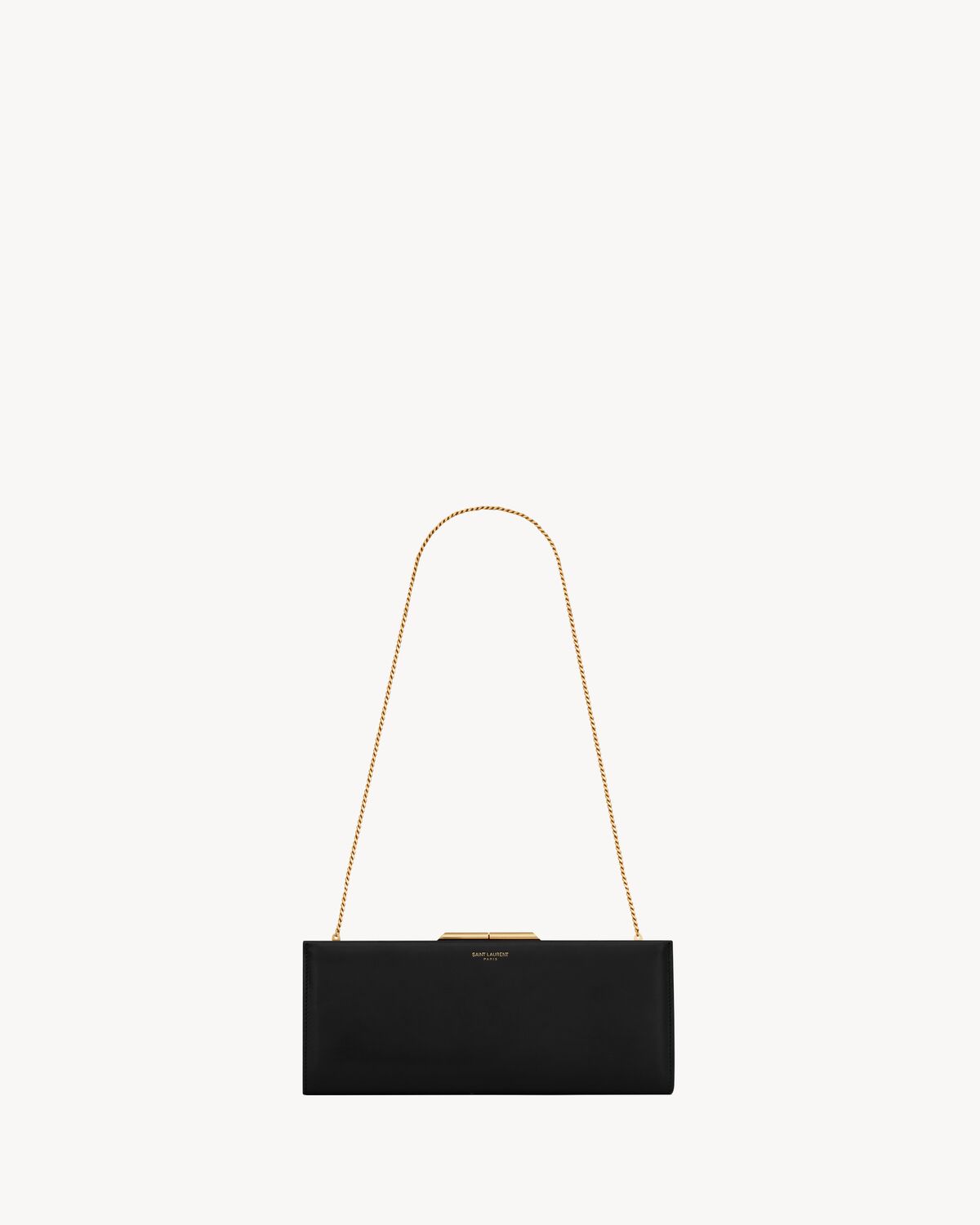 YSL Midnight Small Clutch In Smooth Leather - Image 2